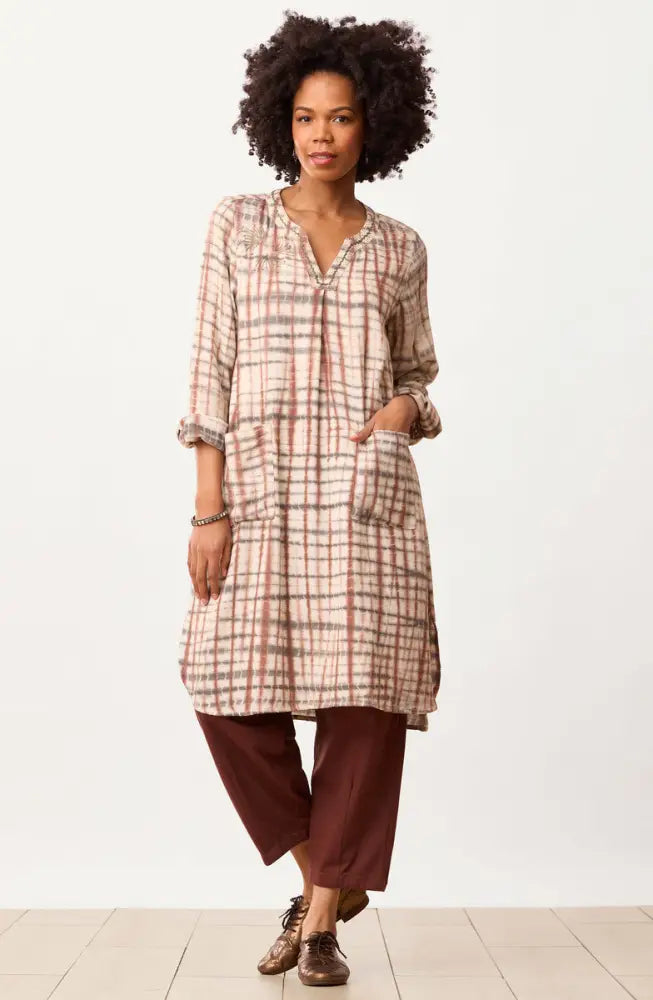 Agra Jersey Knit Barrel-Leg Pant