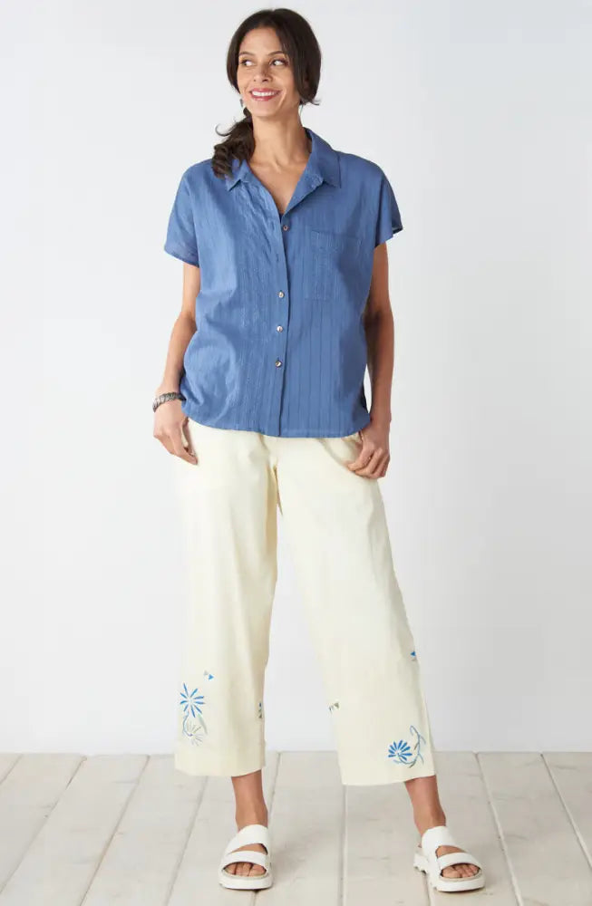 Karol Straight-Leg Pant - Natural