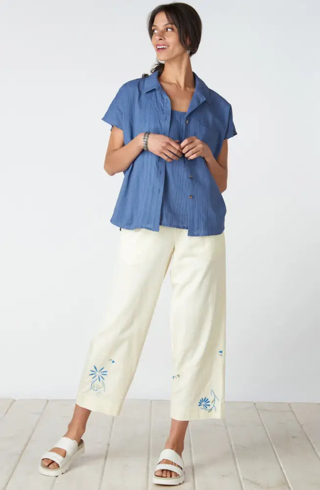 Karol Straight-Leg Pant - Natural