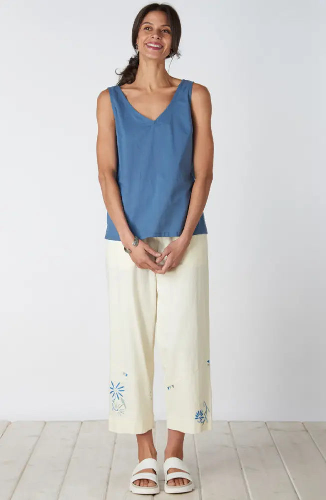 Karol Straight-Leg Pant - Natural