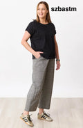 Kesari Pull-On Cargo Crop Pant - Grey - Grey / S (6-8)