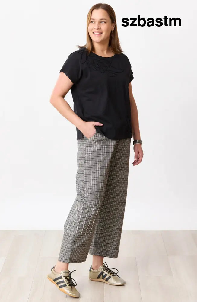 Kesari Pull-On Cargo Crop Pant - Grey - Grey / S (6-8)