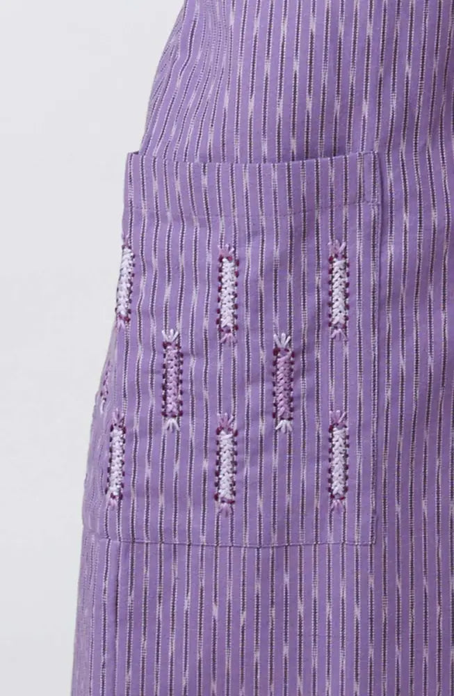 Kesari Pull-On Cargo Crop Pant - Purple