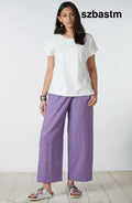 Kesari Pull-On Cargo Crop Pant - Purple - Purple / PS (6-8)