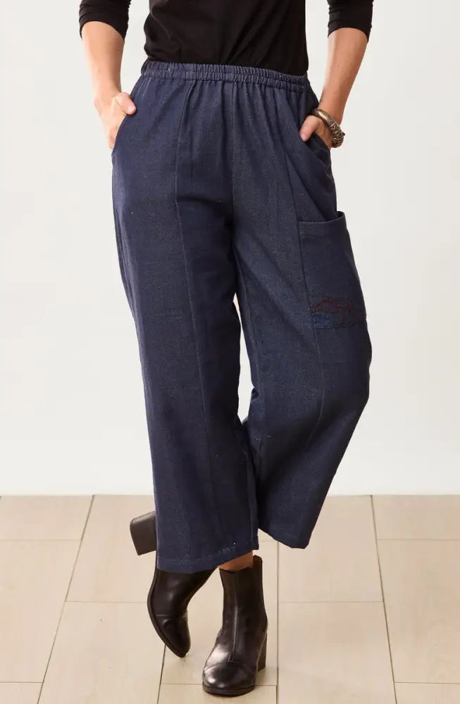 Recycled Yarn Kesari Pull-On Pant