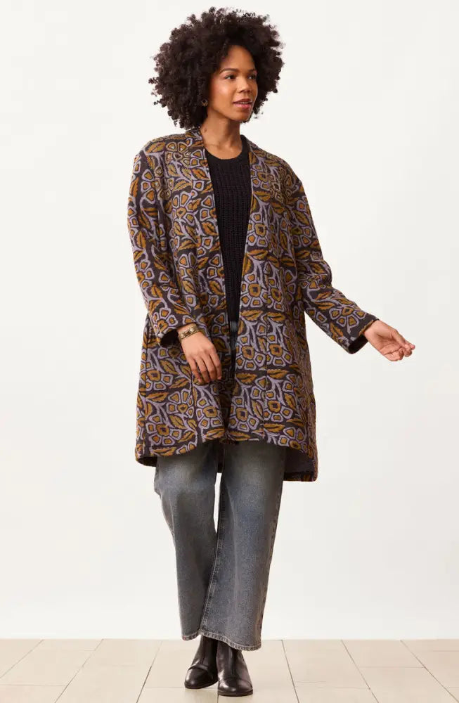 Shimoga Quilted Swing Jacket - Black/Multi