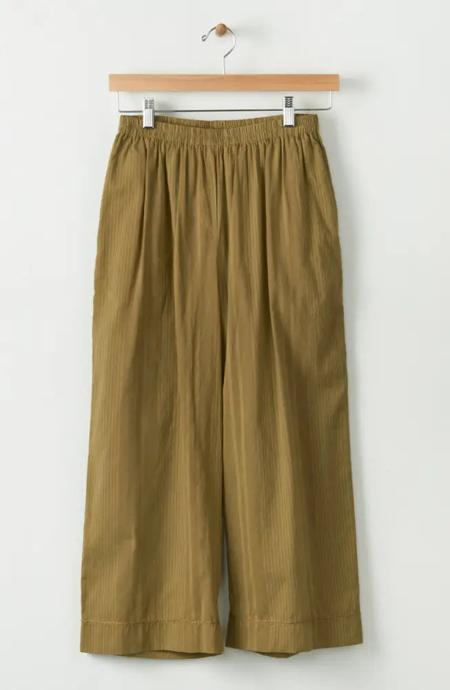 Voile Lightweight Pull-On Layering Culottes - Algae green / PS (6-8)
