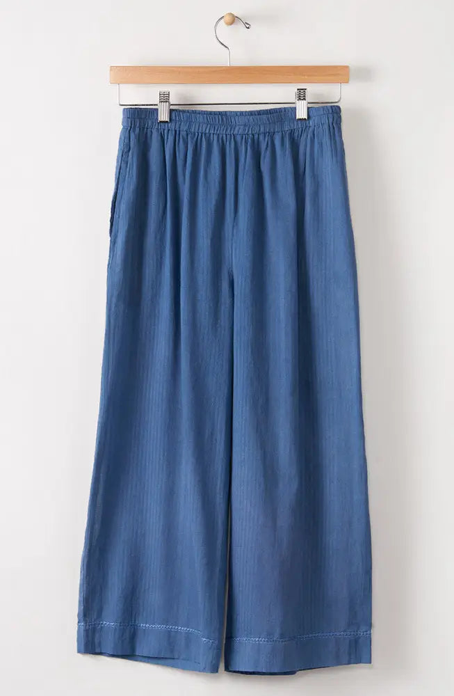 Voile Lightweight Pull-On Layering Culottes - Ink blue / PS (6-8)