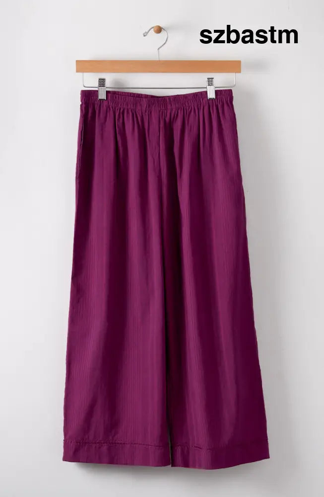 Voile Lightweight Pull-On Layering Culottes - Phlox purple / PS (6-8)